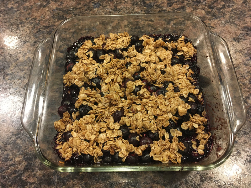 A Happy Blueberry Crisp Discovery
