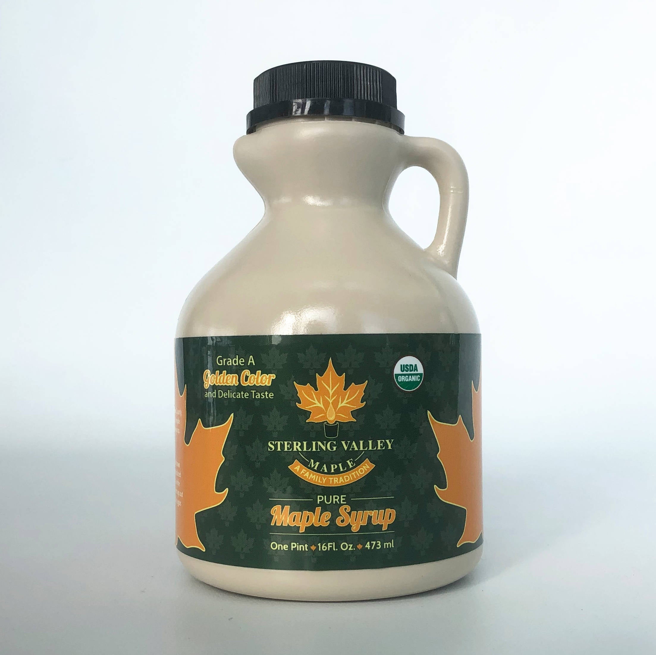 Certified Organic Maple Syrup:  Golden Color with Delicate Taste