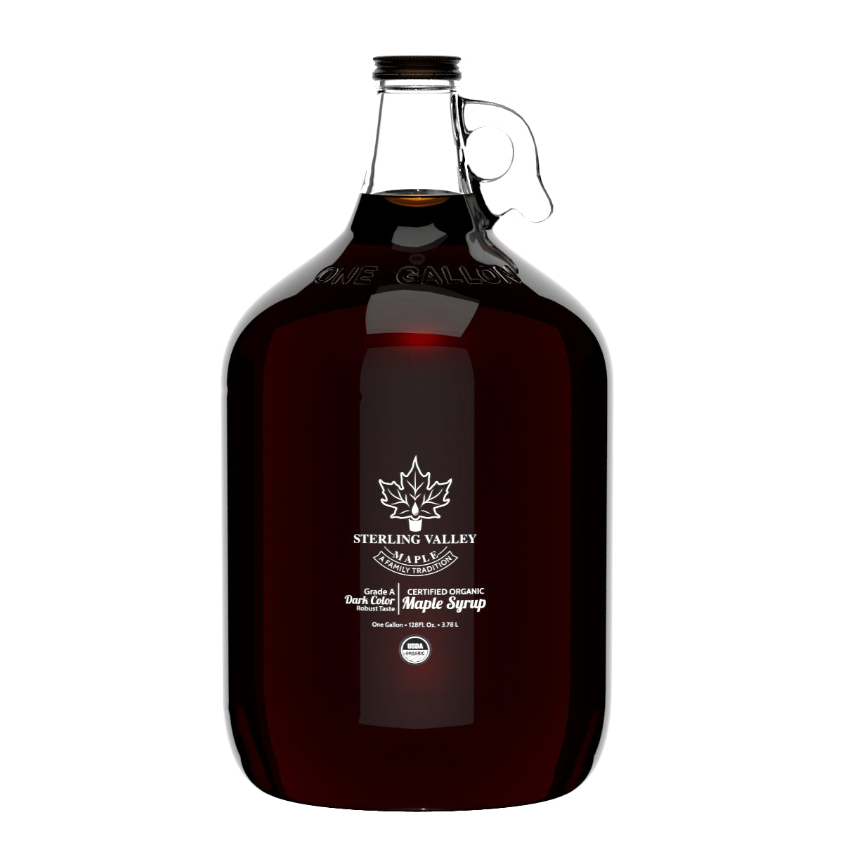 Certified Organic Maple Syrup:  Dark Color and Robust Taste
