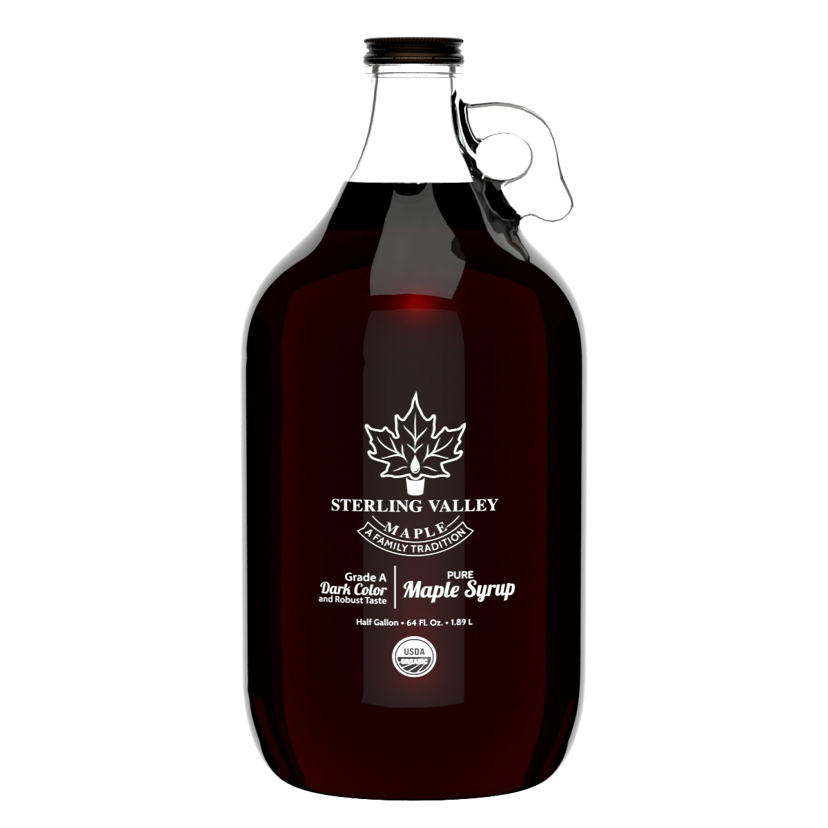 Real Food, Organic Maple Syrup, Grade A, Dark Color, 16 fl oz (473 ml)