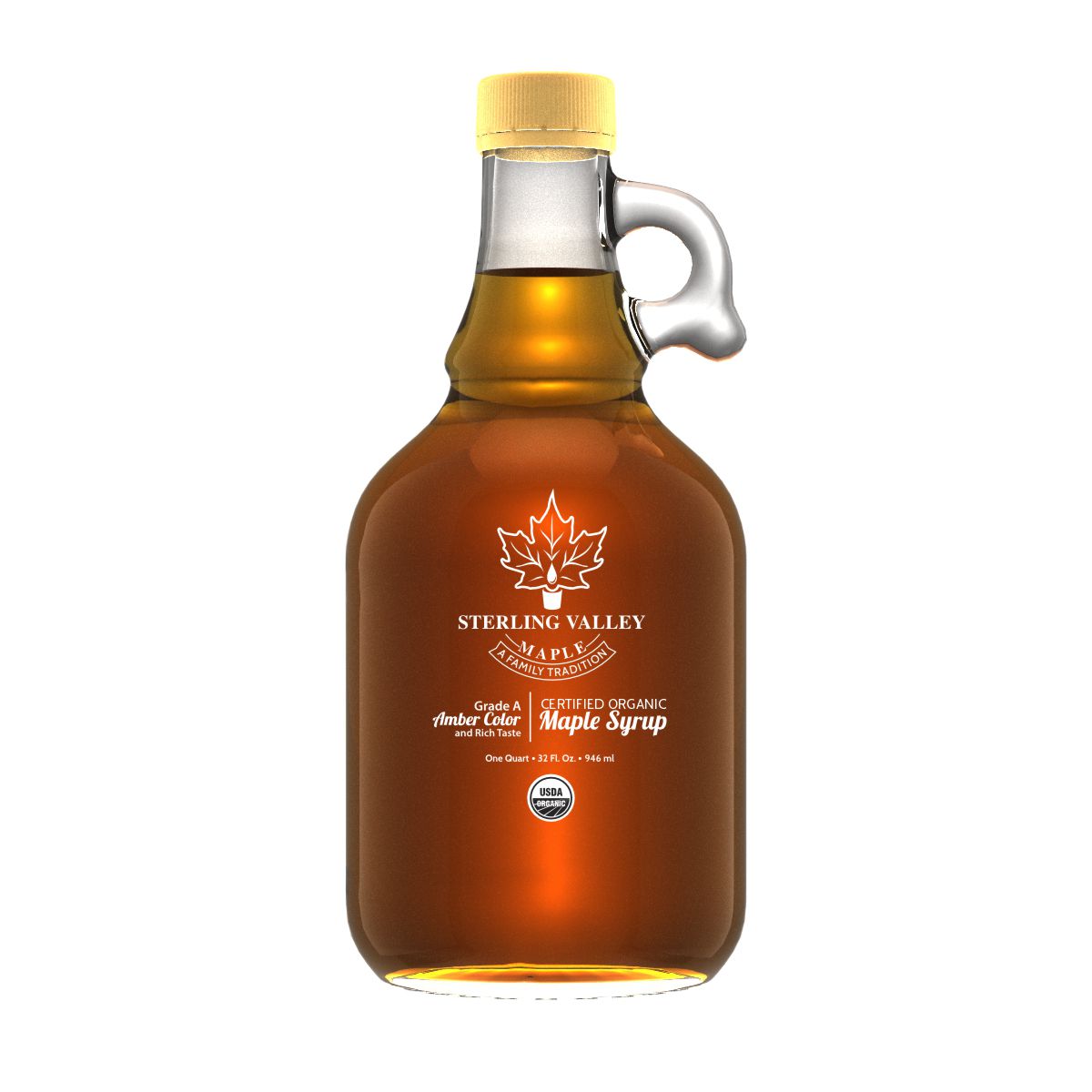 Certified Organic Maple Syrup: Amber Color with Rich Taste